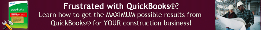 Learn to use QuickBooks in your construction business